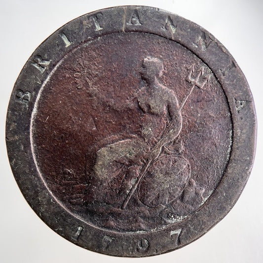 1797 George III 3rd Cartwheel One Penny Coin | Fine Collectable Grade | a9055
