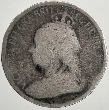 1901 Cyprus Nine 3 Piastres Silver Coin | Collectable Grade | a9333