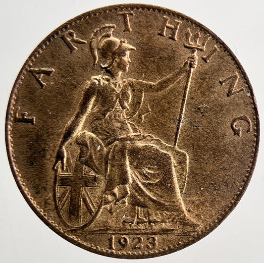 1923 George V Farthing Coin | Very High Grade | a9414