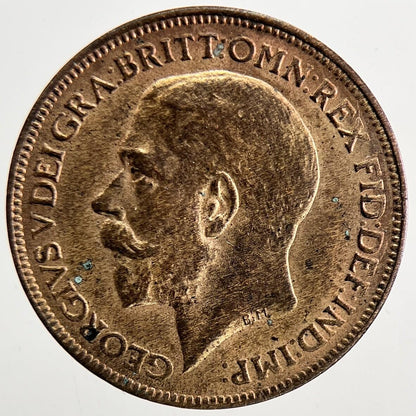 1923 George V Farthing Coin | Very High Grade | a9414