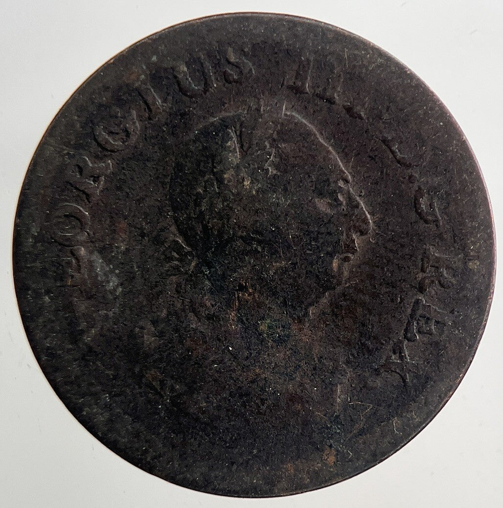 1806 George 3rd III Irish Hibernia Farthing Coin | Collectable Grade | a9310