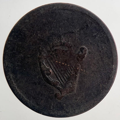 1806 George 3rd III Irish Hibernia Farthing Coin | Collectable Grade | a9310