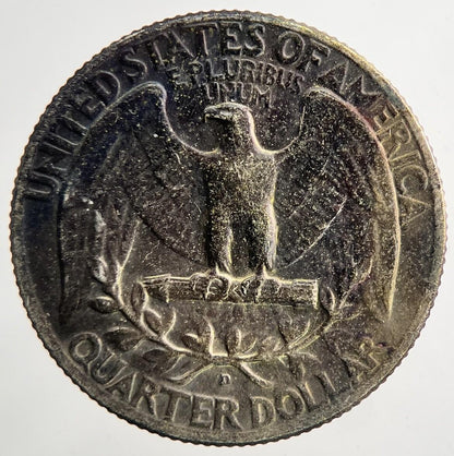 1964-D US USA Quarter Dollar Silver Coin | Fine Collectable Grade | a9315
