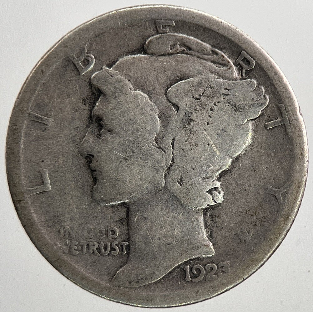 1923 US USA Mercury Dime Silver Coin | Collectable Grade | a9334