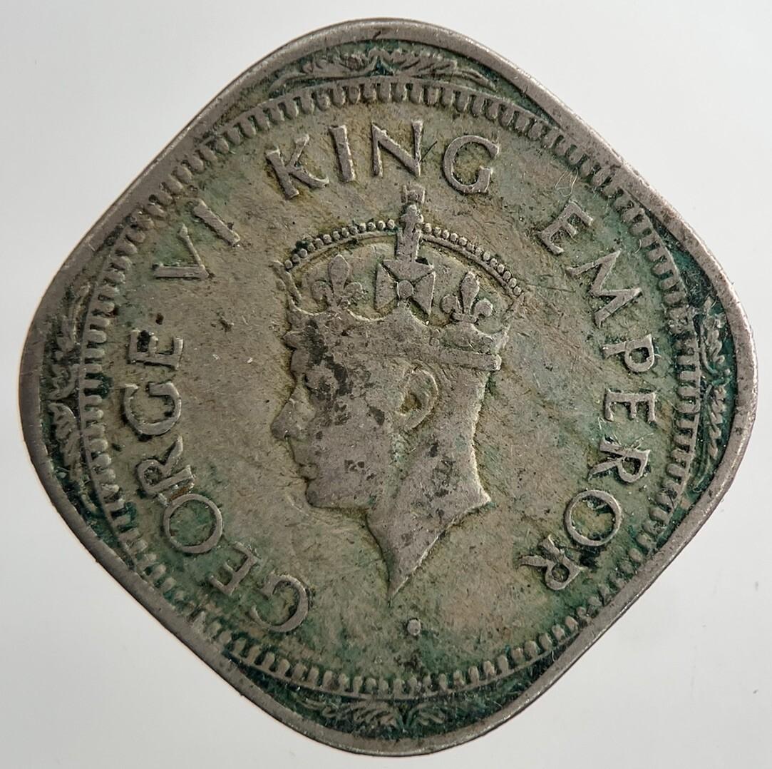 1946 India 2 Two Annas Coin | Fine Collectable Grade | a9322