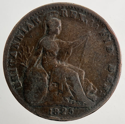 1825 George IV Farthing | Fine Collectable Grade | a9337