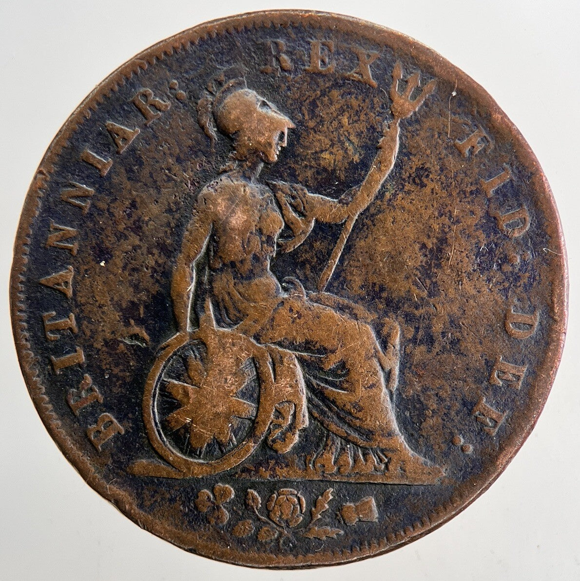 1826 George IV Half-Penny Coin | Fine Collectable Grade | a9435