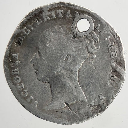 1844 Victoria Groat Four-Pence Silver Coin | Collectable Grade | a9321