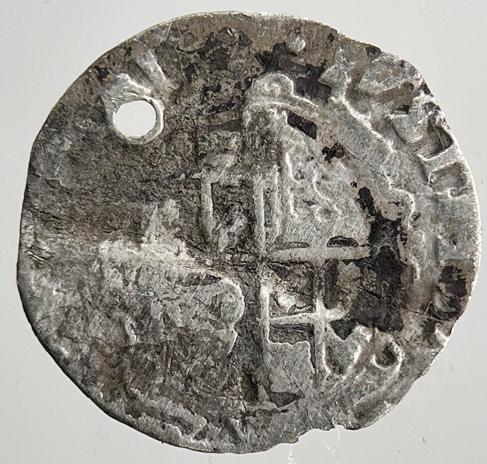 British Charles I 1st Penny Hammered Silver Coin | Collectable Grade | a9419