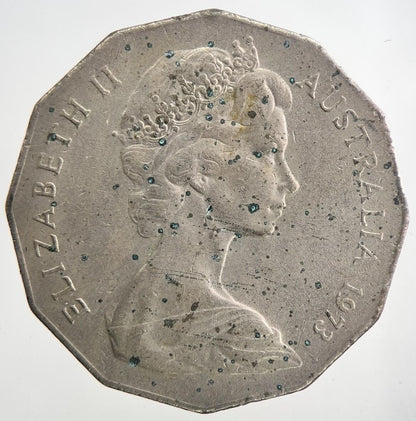 1973 Australia 50 Cents Coin | Fine Collectable Grade | a9288