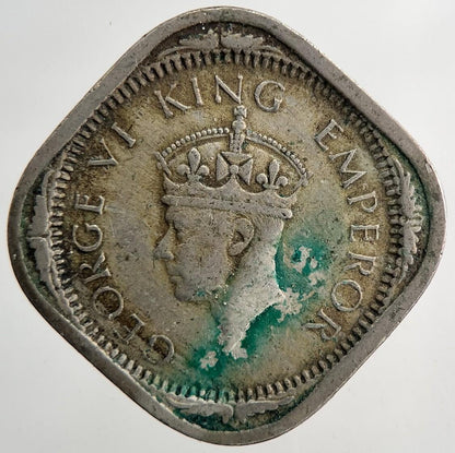 1940 India 2 Two Annas Coin | Fine Collectable Grade | a9278