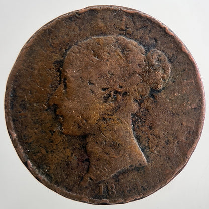 1841 Victoria Half-Penny Coin | Collectable Grade | a9305