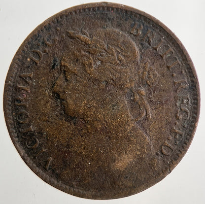 1886 Victoria Farthing Coin | Collectable Grade | a9388