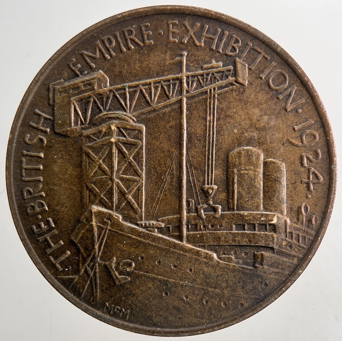 1924 British Empire Exhibition Token Coin | Fine Collectable Grade | a9368