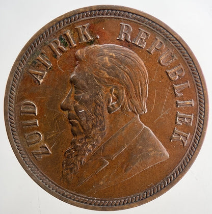 1898 South Africa One Penny Coin | Very High Grade | a9343