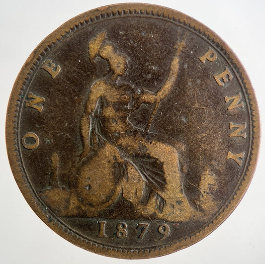 1879 Victoria One Penny Coin | Collectable Grade | a9404