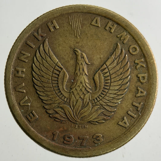 1973 Greece 50 Lepta Coin | Fine Collectable Grade