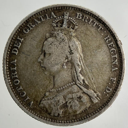 1887 Victoria Shilling Silver Coin | Collectable Grade