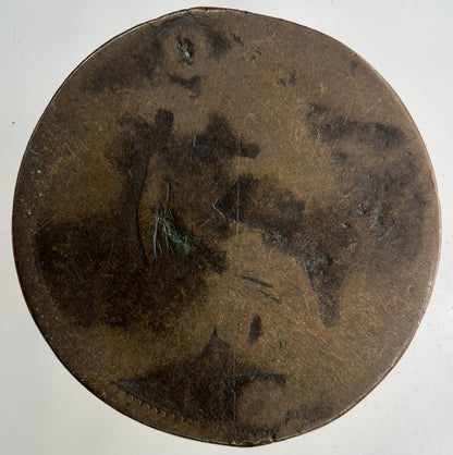 British Victoria One Penny Coin | Worn Grade