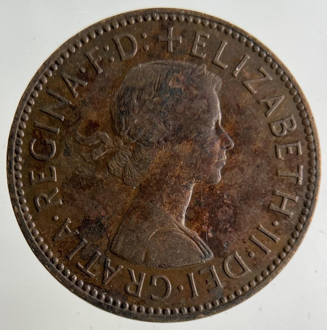 1966 Elizabeth II 2nd Half-Penny Coin | Fine Collectable Grade