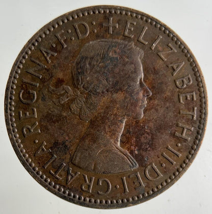 1966 Elizabeth II 2nd Half-Penny Coin | Fine Collectable Grade