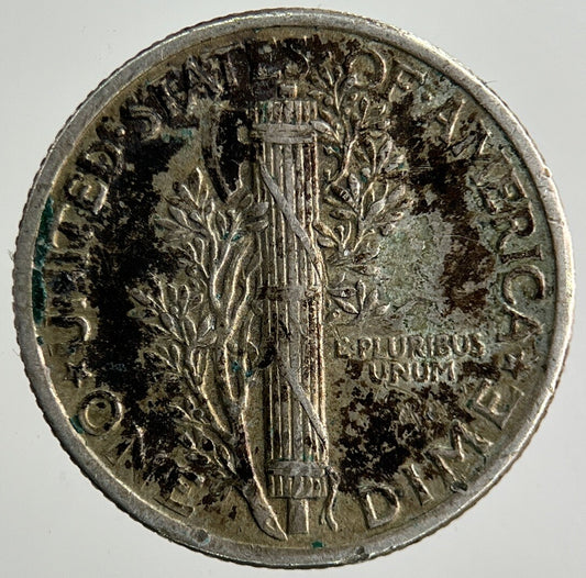 1942 US USA Mercury Dime Silver Coin | Fine Collectable Grade