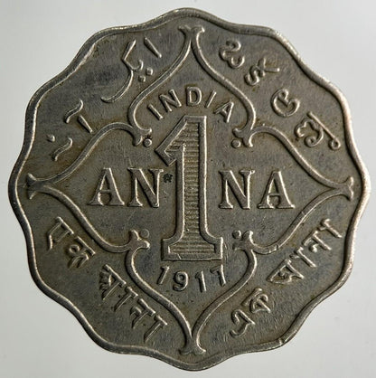 1917 India 1 Anna Coin | Very High Grade