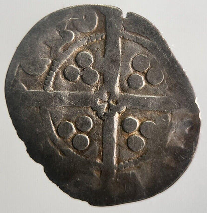 1272-1307 British Medieval Edward I 1st Penny Hammered Silver Coin | a4363