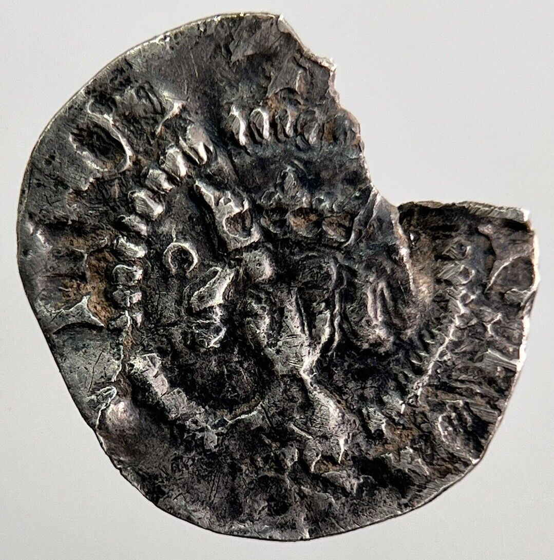 1279-1307 Edward I 1st Medieval Hammered Silver Half-Penny Coin | a7203