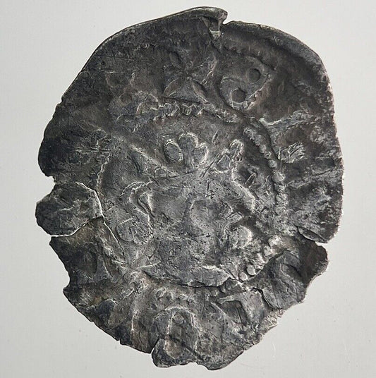 1279-1307 Edward I 1st Medieval Hammered Silver Half-Penny Coin | a9976