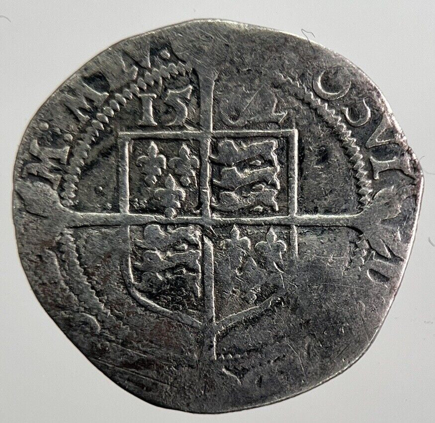 1562 Elizabeth I 1st Theeepence Silver Hammered Coin | Collectable Grade | a2945