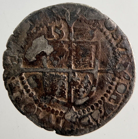1573 Elizabeth I 1st Threepence Silver Hammered Coin | Collectable Grade | a476