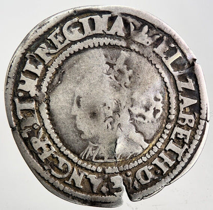 1567 Elizabeth I 1st Sixpence Silver Hammered Coin | Collectable Grade | a5989