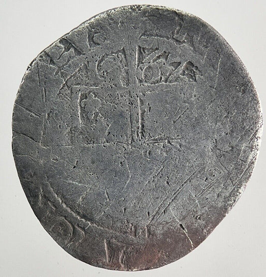 1567 Elizabeth I 1st Threepence British Silver Hammered Coin | a9956