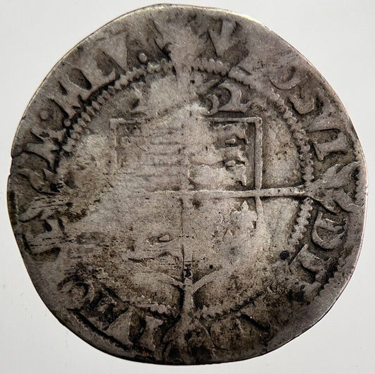 1562 Elizabeth I 1st Threepence British Silver Hammered Coin | a6085