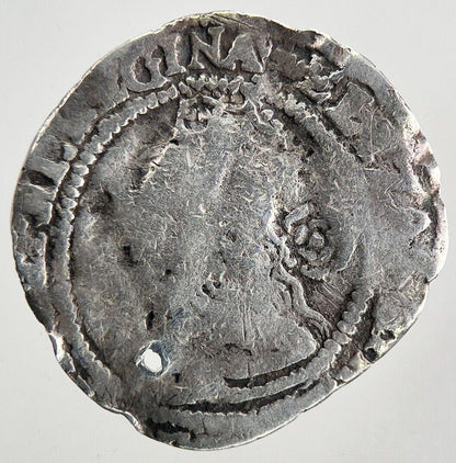 1569 Elizabeth I 1st Threepence Hammered Silver Coin | Collectable Grade | a9771