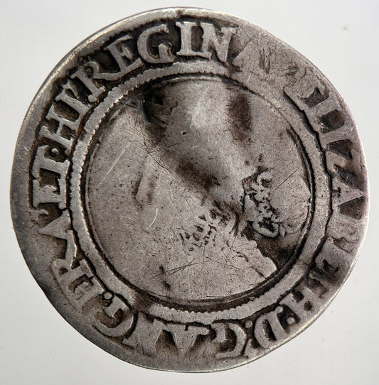 1567 Elizabeth I 1st Sixpence Hammered Silver Coin | Collectable Grade | a9795