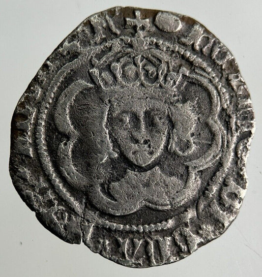 1485-1509 Henry VII 7th Half-Groat Hammered Silver Coin | Collectable Grade