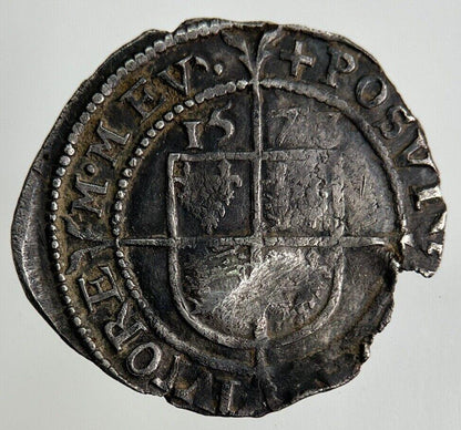 1573 Elizabeth I 1st Threepence Hammered Silver Coin | Fine Collectable Grade