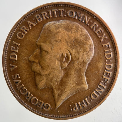 1918 George V One Penny Coin | Fine Collectable Grade