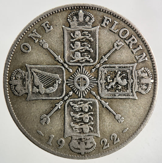 1922 George V Florin Silver Coin | Fine Collectable Grade