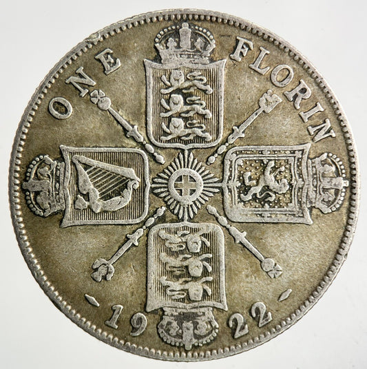 1922 George V Florin Silver Coin | Fine Collectable Grade