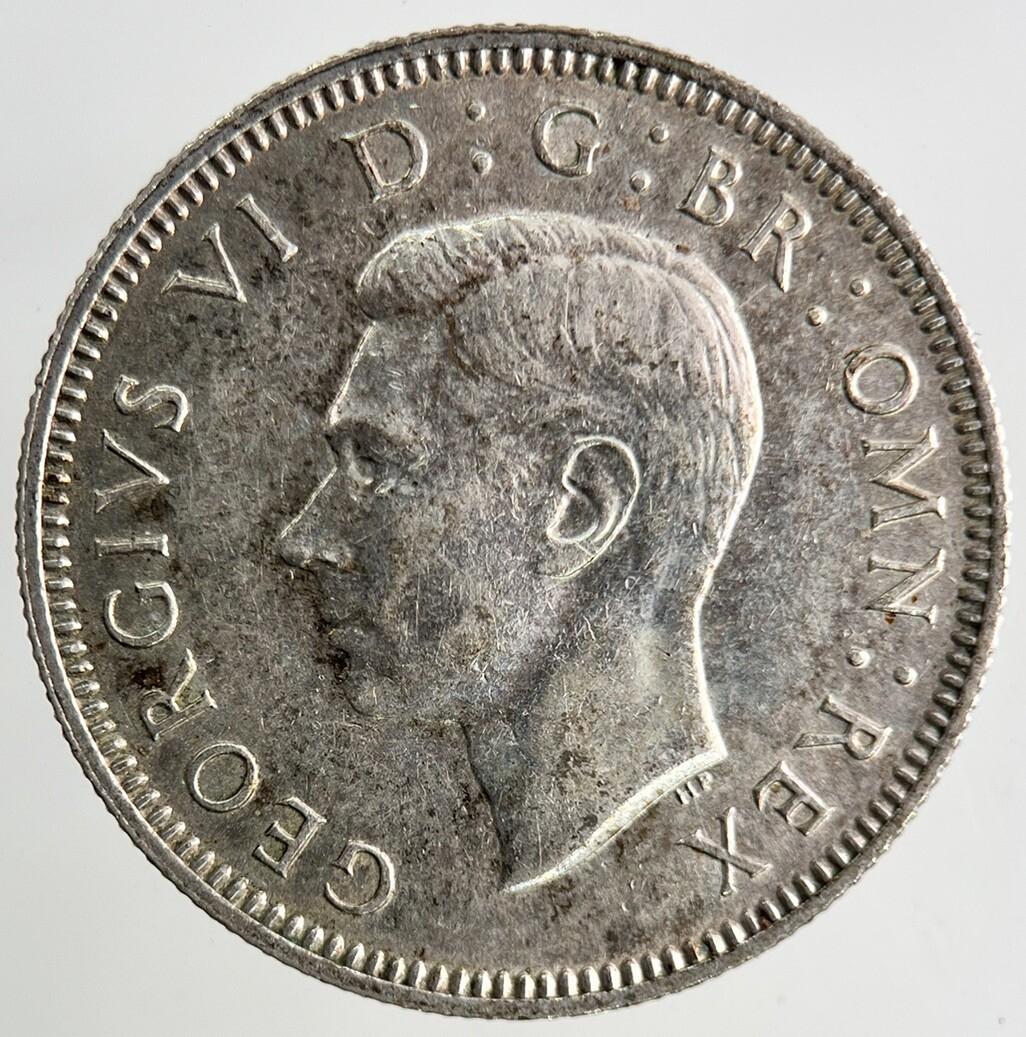 1942 George VI Silver Shilling Coin | Very High Grade