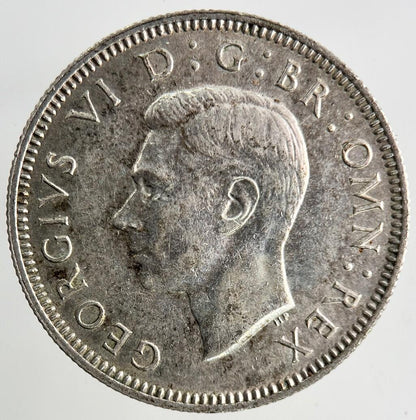 1942 George VI Silver Shilling Coin | Very High Grade