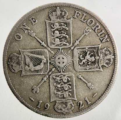 1921 George V Florin Silver Coin | Fine Collectable Grade