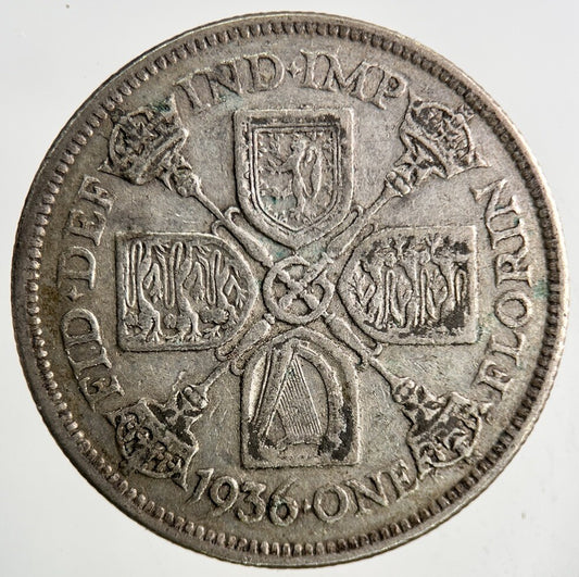 1936 George V Florin Silver Coin | Fine Collectable Grade