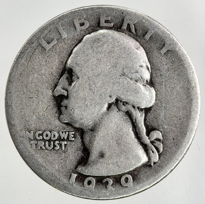 1939 US USA Quarter Dollar Silver Coin | Collectable Grade