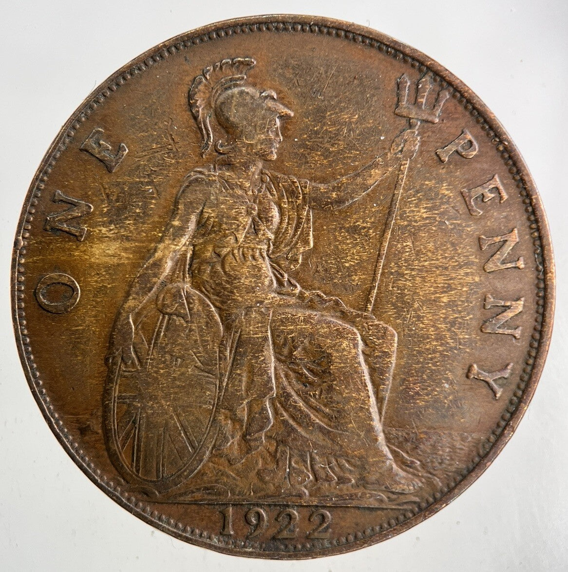 1922 George V One Penny Coin | Fine Collectable Grade