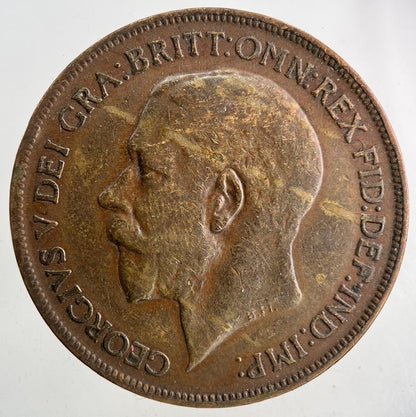 1922 George V One Penny Coin | Fine Collectable Grade