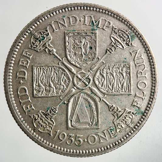 1935 George V Florin Silver Coin | Very High Grade